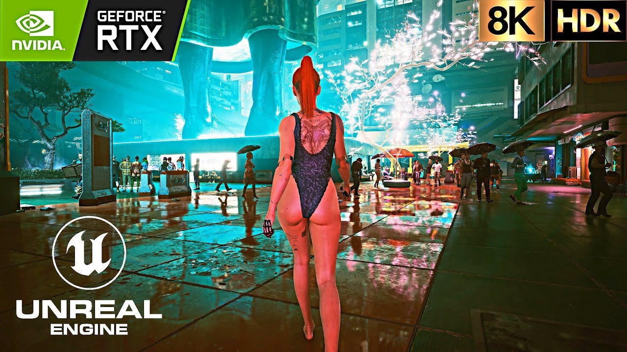 Cyberpunk 2077 Unreal Engine 5 PSYCHO Ray Tracing 4k Graphics RTX 3090