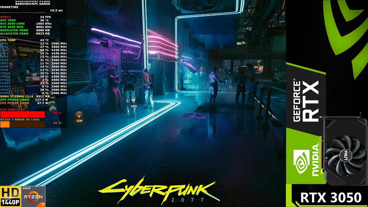 Cyberpunk High Settings Dlss P Rtx Ryzen X D