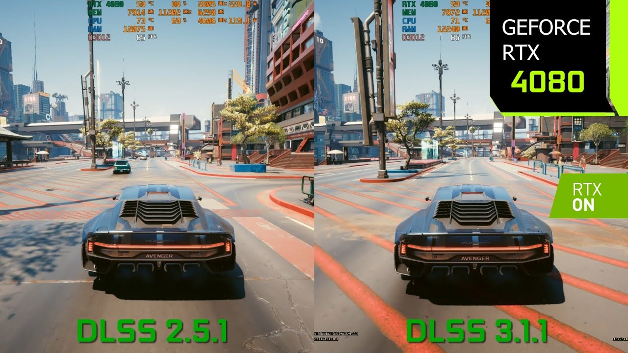 Cyberpunk P Dlss Vs Dlss Quality Graphics