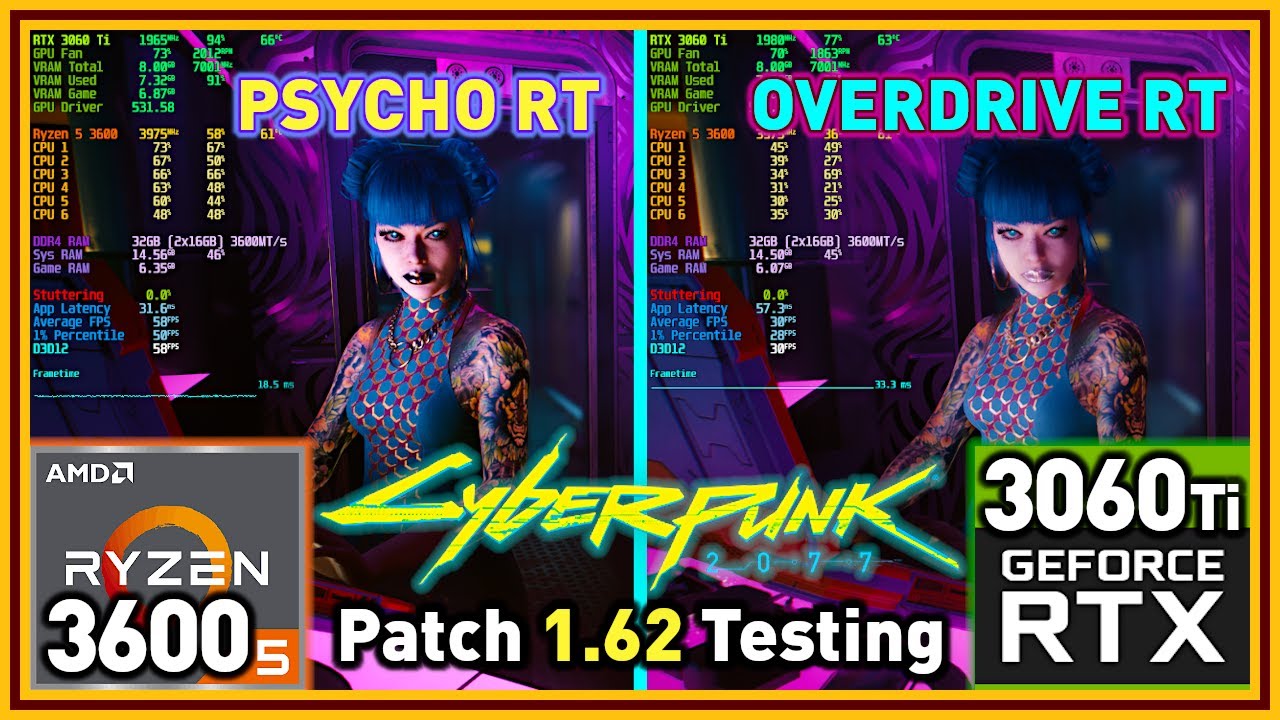 Cyberpunk Patch Pc Overdrive Ray Tracing Testing R