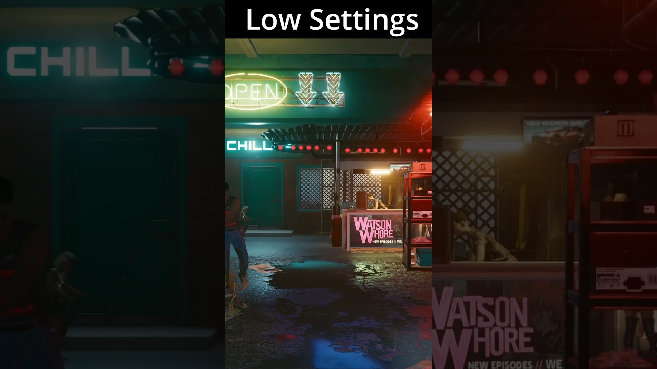 Overdrive Ultra Vs Low In Seconds Cyberpunk 2077 Settings Compared