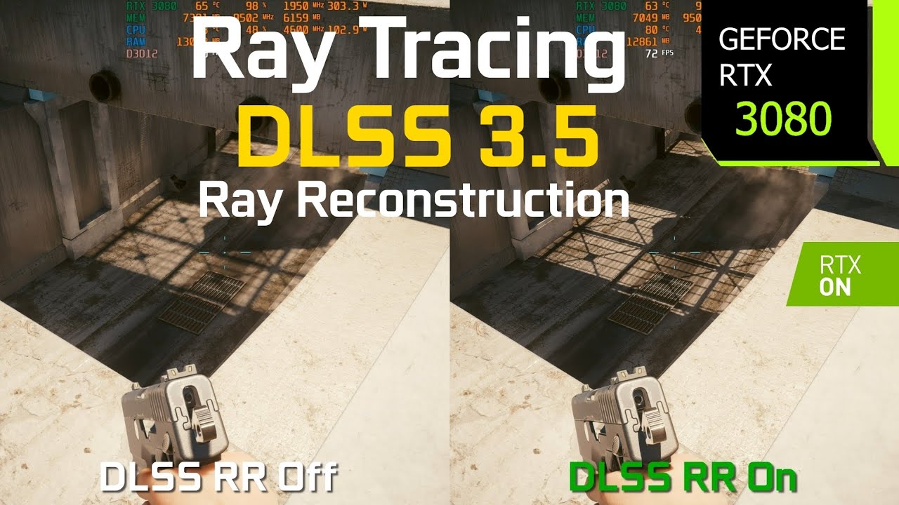 Cyberpunk 2077 DLSS 3 5 Ray Reconstruction With RAY TRACING MOD