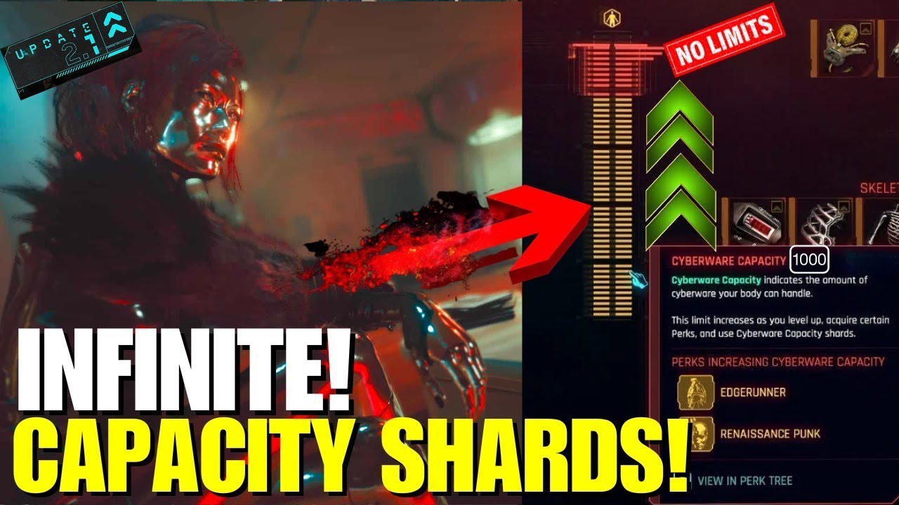 How To Get Cyberware Capacity Shards In Cyberpunk Update