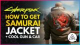 CYBERPUNK 2077 | How to Get the SAMURAI JACKET + Iconic Pistol Malorian Arms 3516 & Porsche 911