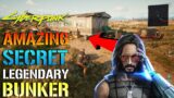 Cyberpunk 2077: Amazing SECRET Legendary BUNKER! Filled With Weapons Cash & More!