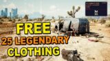 Cyberpunk 2077 – How To Get 25 Legendary Clothing Items For Free