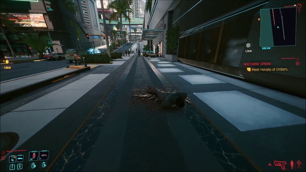 Cyberpunk 2077 Pedestrian jumps off building out of nowhere - Cyberpunk ...