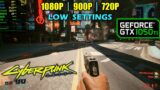 GTX 1050 Ti | Cyberpunk 2077 – 1080p, 900p, 720p – It Runs!