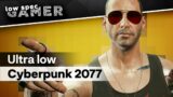 Getting Cyberpunk 2077 to run on a Low End PC