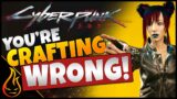 How To Actually Craft Weapons With The Best Stats In Cyberpunk 2077