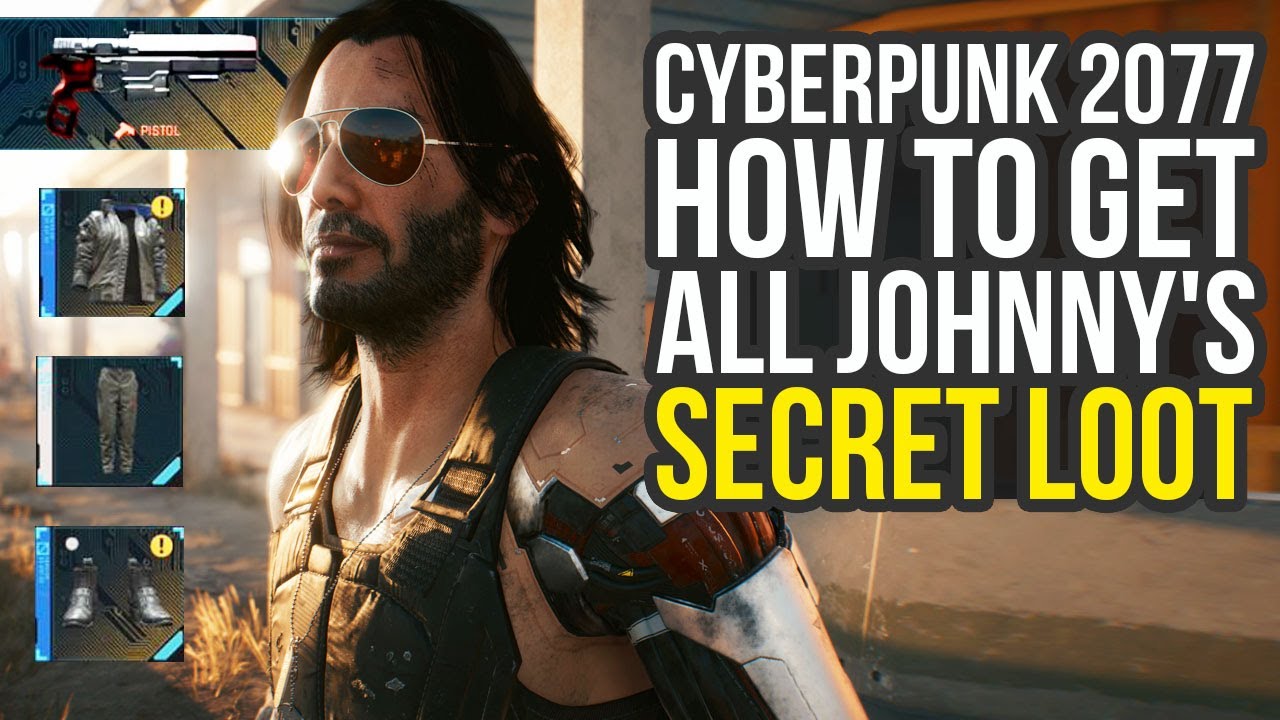 How To Get All Johnny Silverhand Items In Cyberpunk 2077 Cyberpunk   How To Get All Johnny Silverhand Items In Cyberpunk 2077 