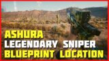 Ashura Sniper Rifle Free Blueprint Location | CYBERPUNK 2077