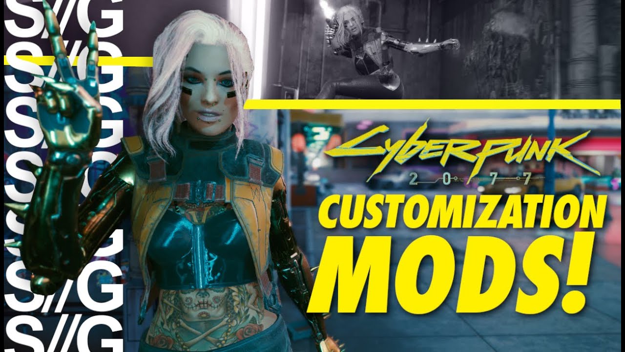 CYBERPUNK 2077 PC MODS! Character Customization! Cyberpunk 2077 videos