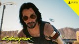 CYBERPUNK 2077 PS5 – Playing As Johnny Silverhand (Keanu Reeves Gameplay)
