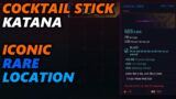 Cocktail Stick – Iconic Rare Katana Location in Cyberpunk 2077