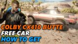 Colby CX410 Butte – Free Car and it's location in Cyberpunk 2077