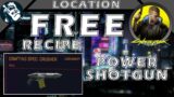 Cruiser Shotgun Recipe in Cyberpunk 2077 Legendary Weapons – Crafting Blueprints Locations #12