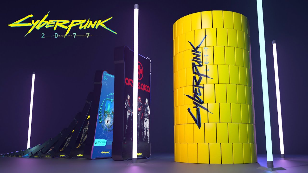 Cyberpunk 2077 - 3D Animation - The Domino Effect - Cyberpunk 2077 videos