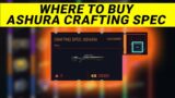 Cyberpunk 2077 – Buy "ASHURA" Legendary Sniper Rifle Crafting Spec Shop LOCATION