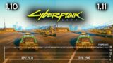 Cyberpunk 2077 Hotfix 1.11 vs Patch 1.10 Xbox One | PS4 | Framerate Comparison