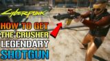 Cyberpunk 2077: How To Get The "Crusher" Legendary Rapid Fire Shotgun (Blueprint Location & Guide)