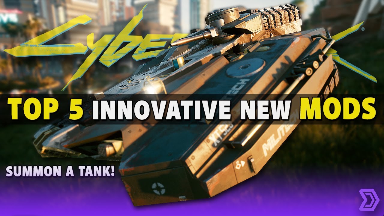 Cyberpunk 2077 Top 5 Mods Summon Secret Vehicles, Basilisk Tank