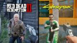 Cyberpunk 2077 VS Red Dead Redemption 2 | NPC Comparison