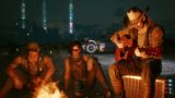 Cyberpunk 2077 – With A Little Help From My Friends: Talk To The Nomads At The Campfire PS5 Gameplay