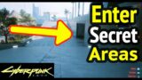 Enter Secret Areas in Cyberpunk 2077: Hidden Garage