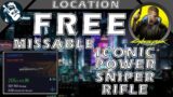Free Rare Iconic Power Sniper Rifle in Cyberpunk 2077 Weapon Locations #7 – ACT 2