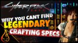 How To Get Legendary Crafting Specs From Armor Shops Cyberpunk 2077 Guide