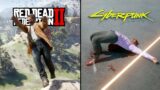 Red Dead Redemption 2 VS Cyberpunk 2077 – NPC Comparison