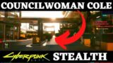 The Frolics Of Councilwoman Cole Cyberpunk 2077 Remain Undetected Get Inside The Dock's Security PS5