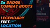 Two Badge Combat Boots – Free Legendary Feet Item Location in Cyberpunk 2077