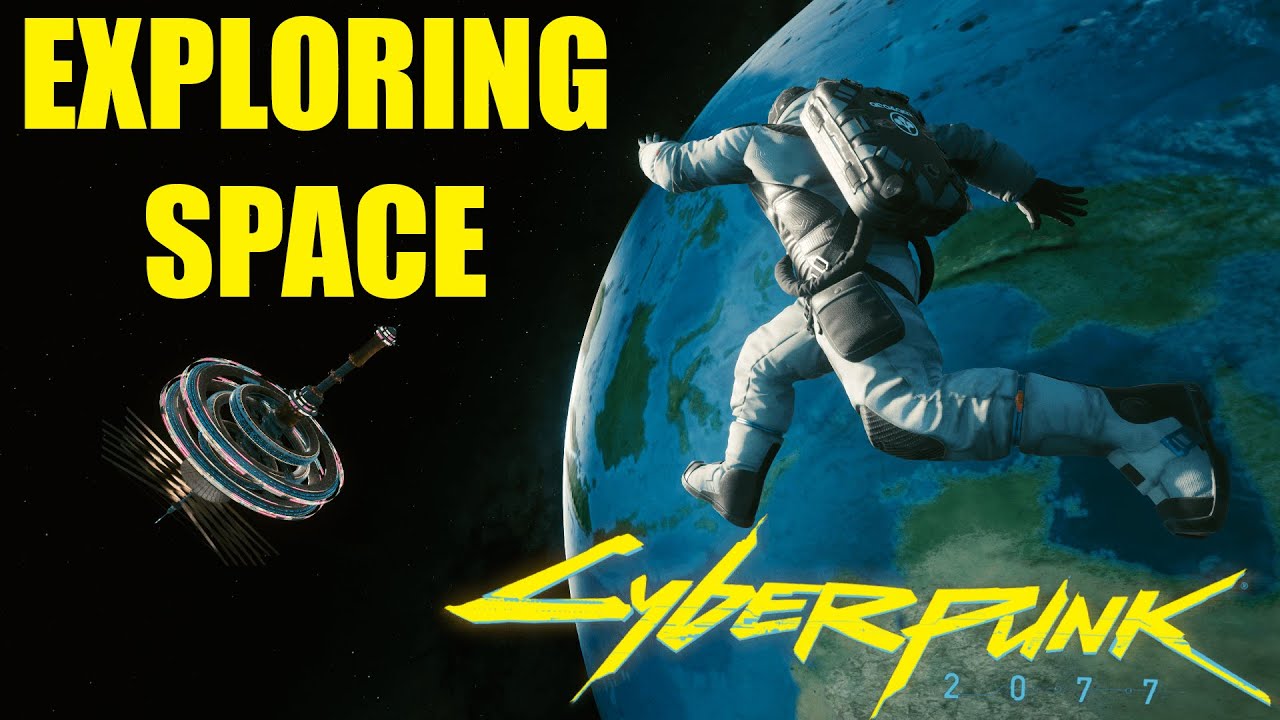 Using console commands to explore outer space in cyberpunk 2077 out