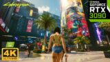 Cyberpunk 2077 Third Person Mod : Walking Around Night City 4K – PC MAX SETTINGS Ray Tracing