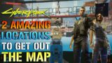 Cyberpunk 2077: 2 AMAZING Places To Get Out The Map & Explore Night City! (Guide & Locations)