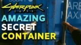 Cyberpunk 2077 – Amazing Secret CONTAINER! Filled With Armors, Components, Consumables And More!