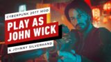 Cyberpunk 2077 Mod: Play as John Wick and Johnny Silverhand