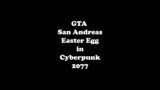 GTA San Andreas in Cyberpunk 2077 Easter Egg #Shorts