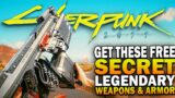 Get These Free Secret Legendary Weapons & Fixer Armor In Cyberpunk 2077