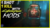 Best GAMEPLAY Cyberpunk 2077 MODS: Remove Bullet SPONGES, infinite throwing KNIFES & MORE