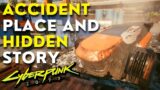 Cyberpunk 2077 – Accident Place and Hidden Story | Crashed AV (Secret Location)