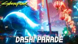 Cyberpunk 2077 – Arasaka Parade, Oda boss fight, saving Takemura (male V, very hard mode)