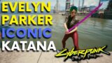 Cyberpunk 2077 – How To Get Evelyn Parker ICONIC KATANA | The Cocktail Stick