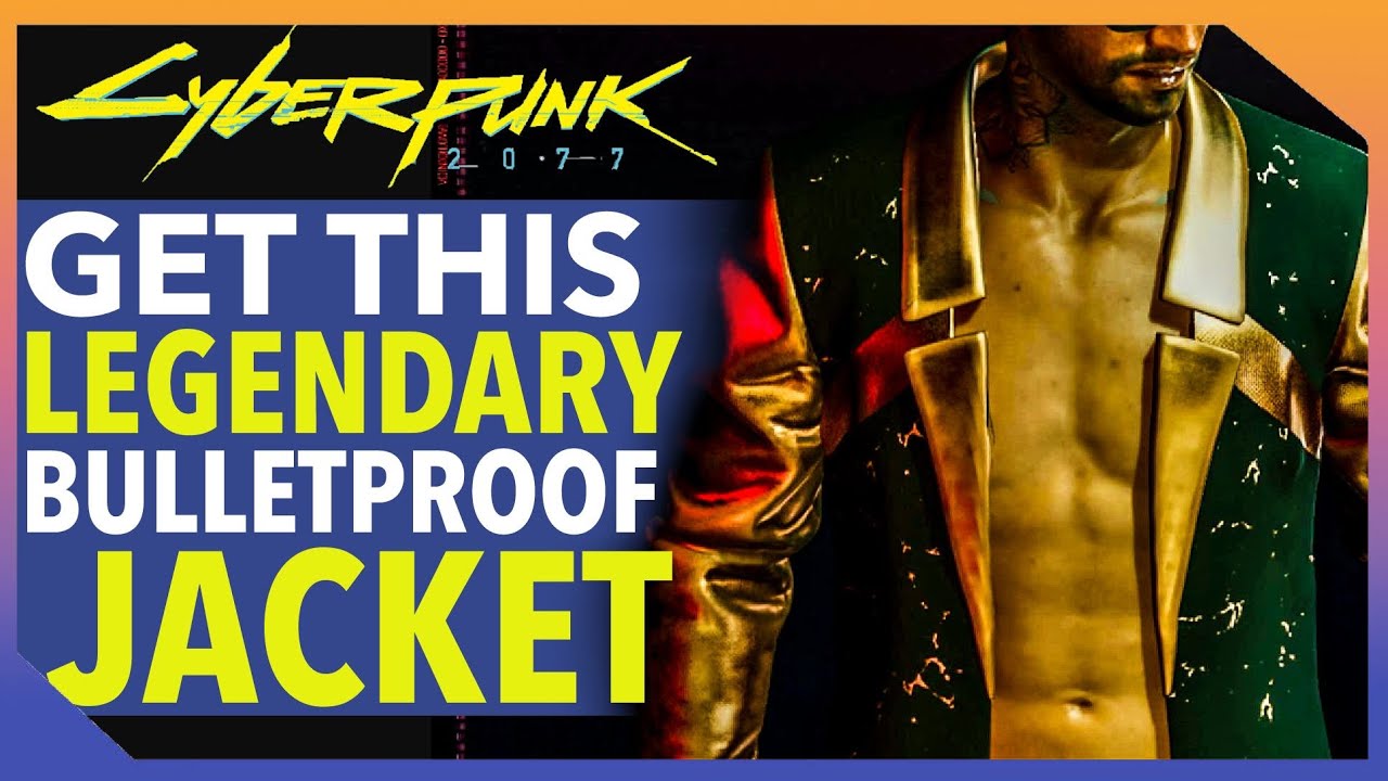 Cyberpunk 2077 Legendary Bulletproof Suit Jacket Location 4K ...