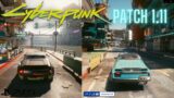 Cyberpunk 2077 Patch 1.11 PS5 and PS4 Pro Comparison