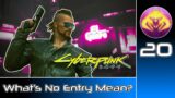 Cyberpunk 2077 (RTX Ultra | Very Hard) #20 : What Does "No Entry" Mean?