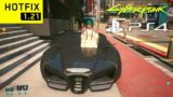 CYBERPUNK 2077 HOTFIX 1.21 PS4 Slim Gameplay Performance & Graphics! (Driving Car Around Night City)