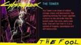 Cyberpunk 2077 – Fool on the Hill – Tarot – The Tower – Corpo Plaza, City Center